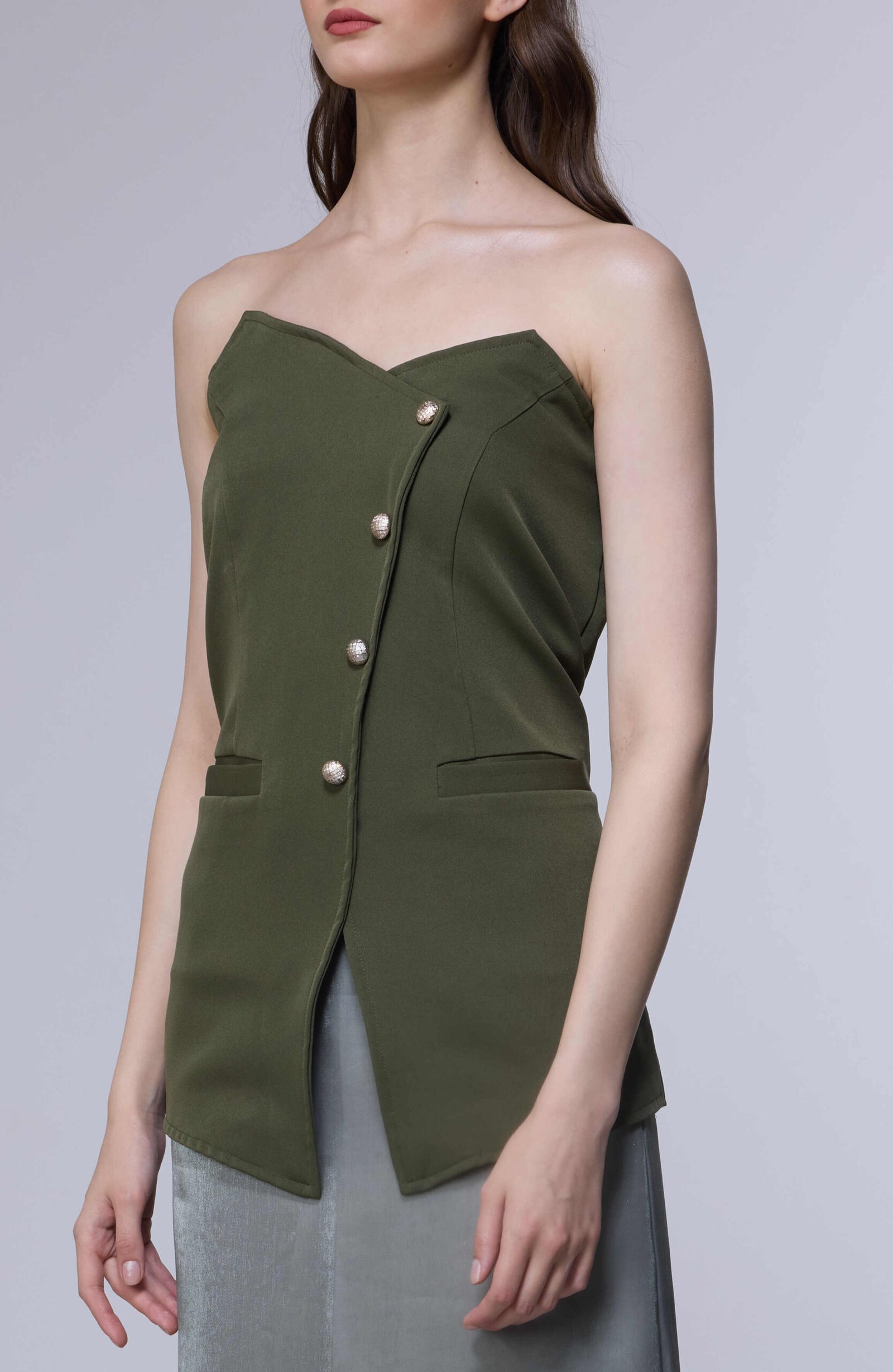 Sloane Top - Olive - Image 3