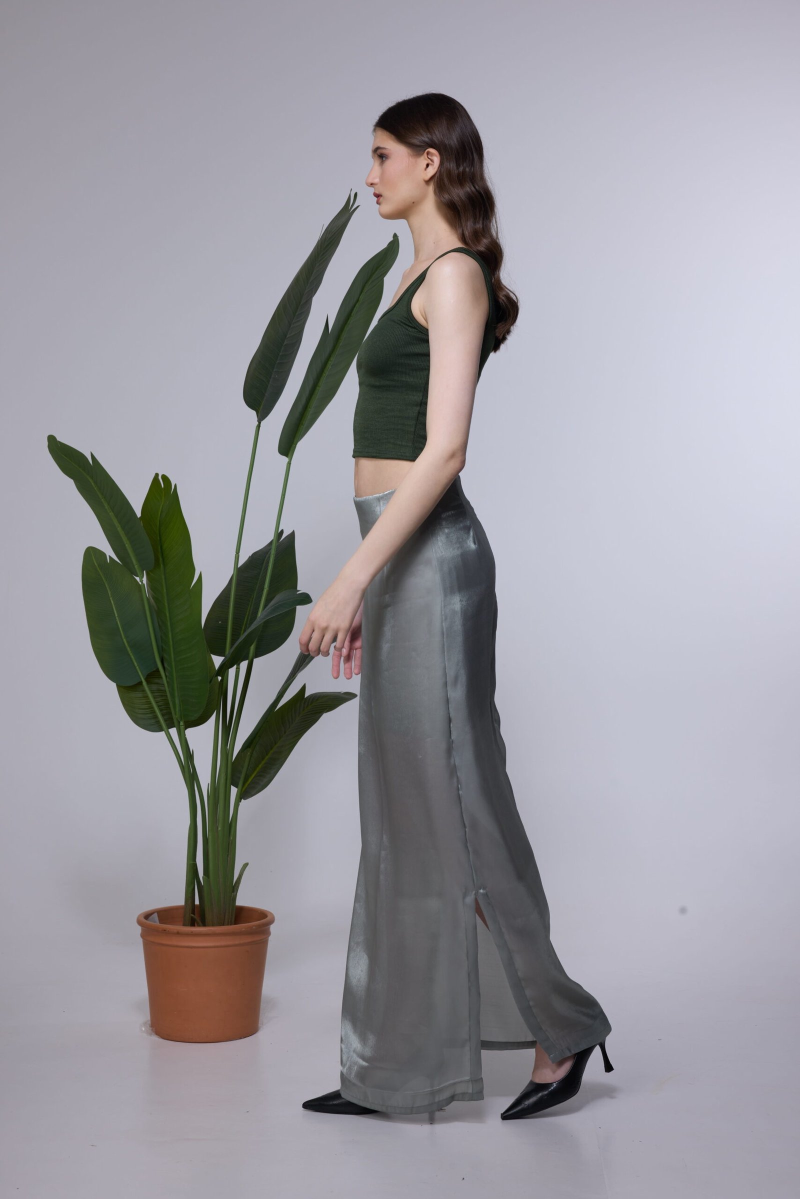 Sloane Skirt - Olive - Image 3